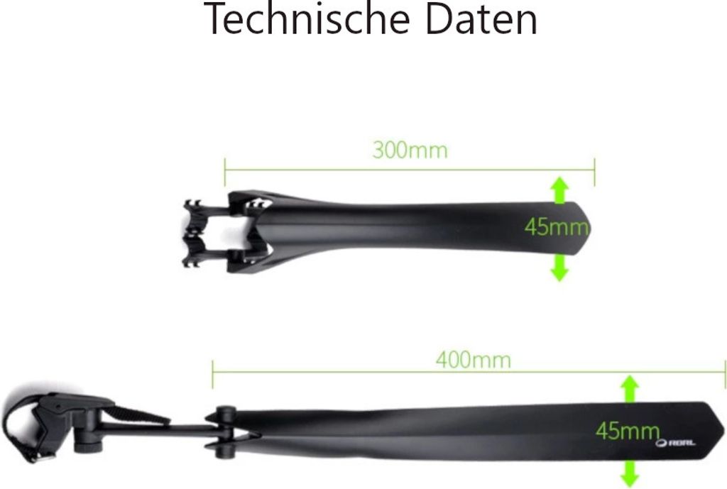 RBRL Rennrad Schutzbleche 28 Zoll mit Schnellverschluss 145 Produktbild 3