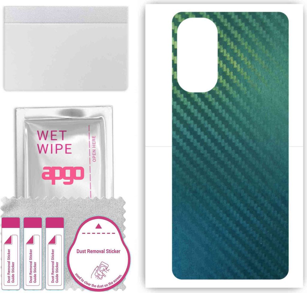 apgo Rückseite Schutzfolie, Skin, kompatibel mit Motorola Moto G Stylus 2022, Hinten Displayschutzfolie aus Vinylfolie, kratzfest, einfache Montag...