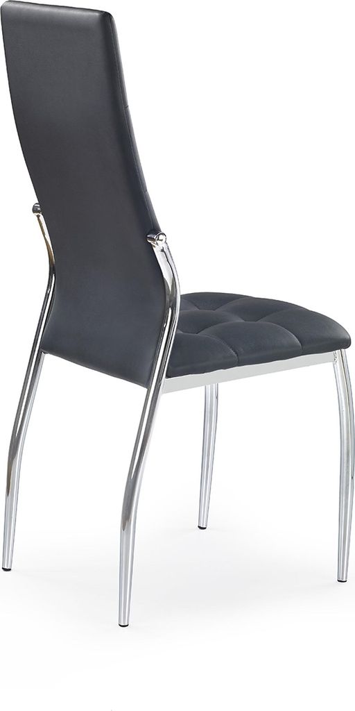 Halmar Krzesło do jadalni K209 - czarny / chrom Zdjęcie produktu 2