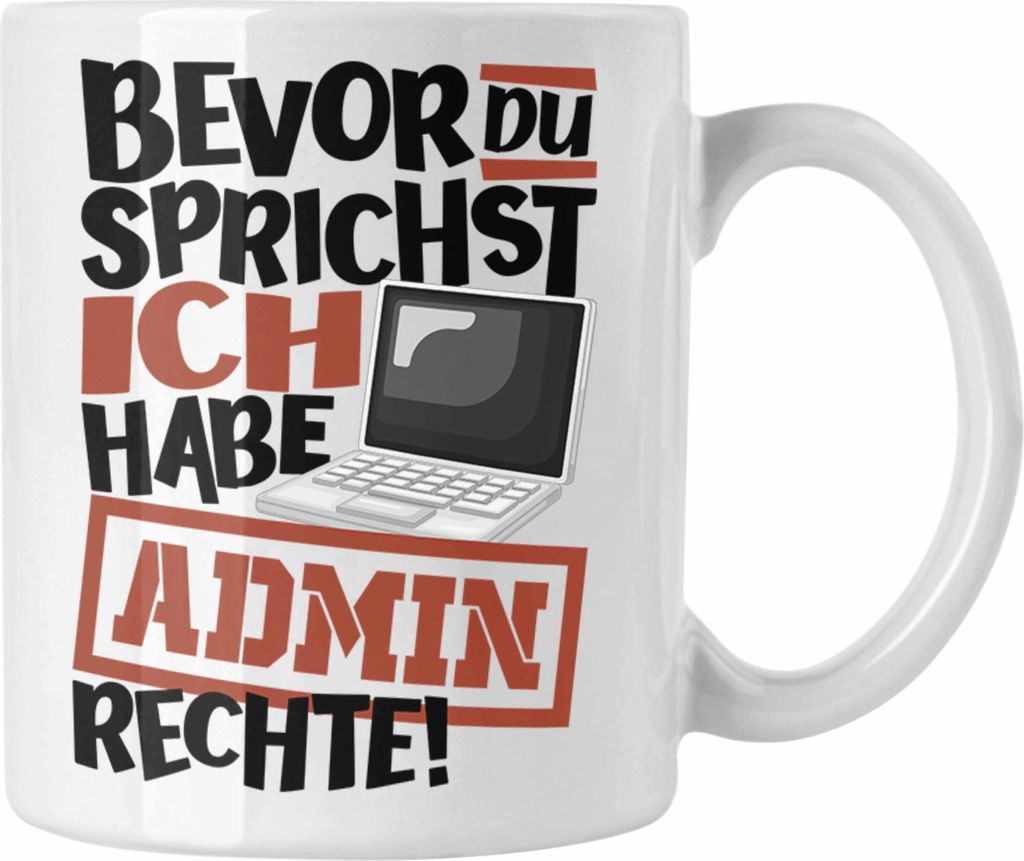 Trendation - IT Techniker Tasse IT Techniker Itler Admin Geschenkidee für IT-Profis (Weiß)