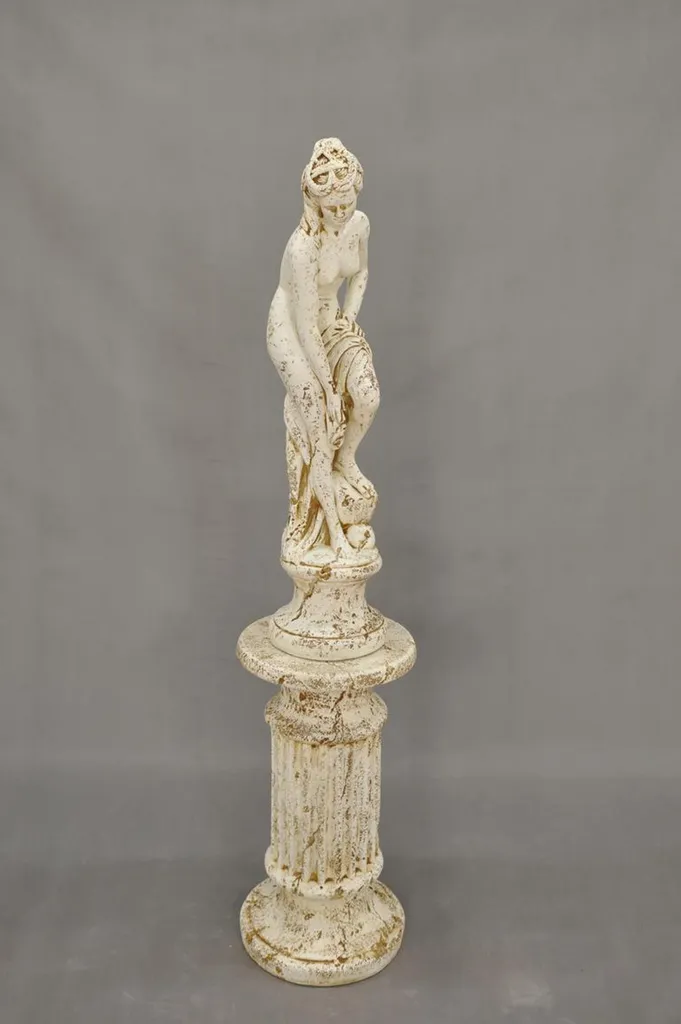 Statue Décorative Grande Taille 77cm Sculpture Style Antique Chic