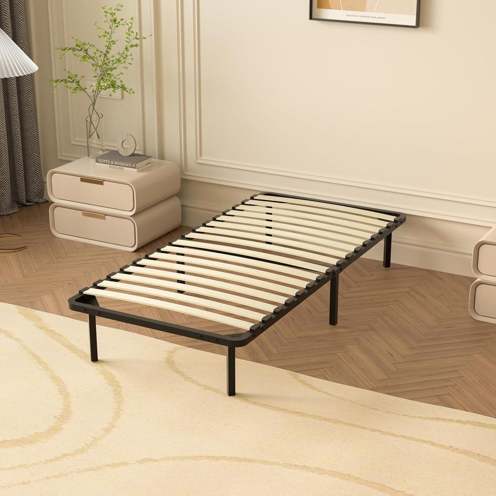 DEWINNER Sommier 90x190 | Sommiers à Lattes avec 6 Pieds Image du produit 