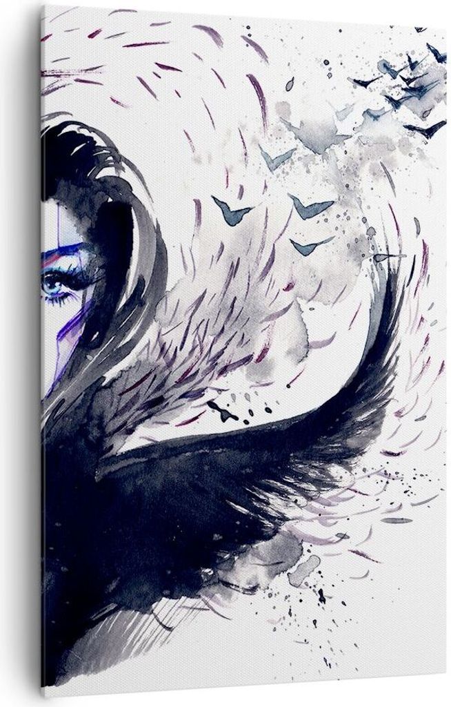 Bild auf Leinwand - Leinwandbild - Einteilig - Erwachsene emotional Fantasie - 80x120cm - Wand Bild - Wandbilder - Leinwanddruck - Wanddekoration -...