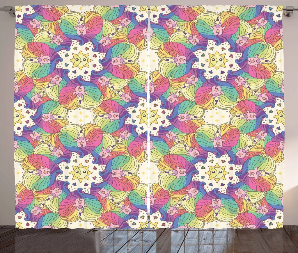 Tenda Unicorno ABAKUHAUS 280x245 cm - Arredo Magico per Cameretta
