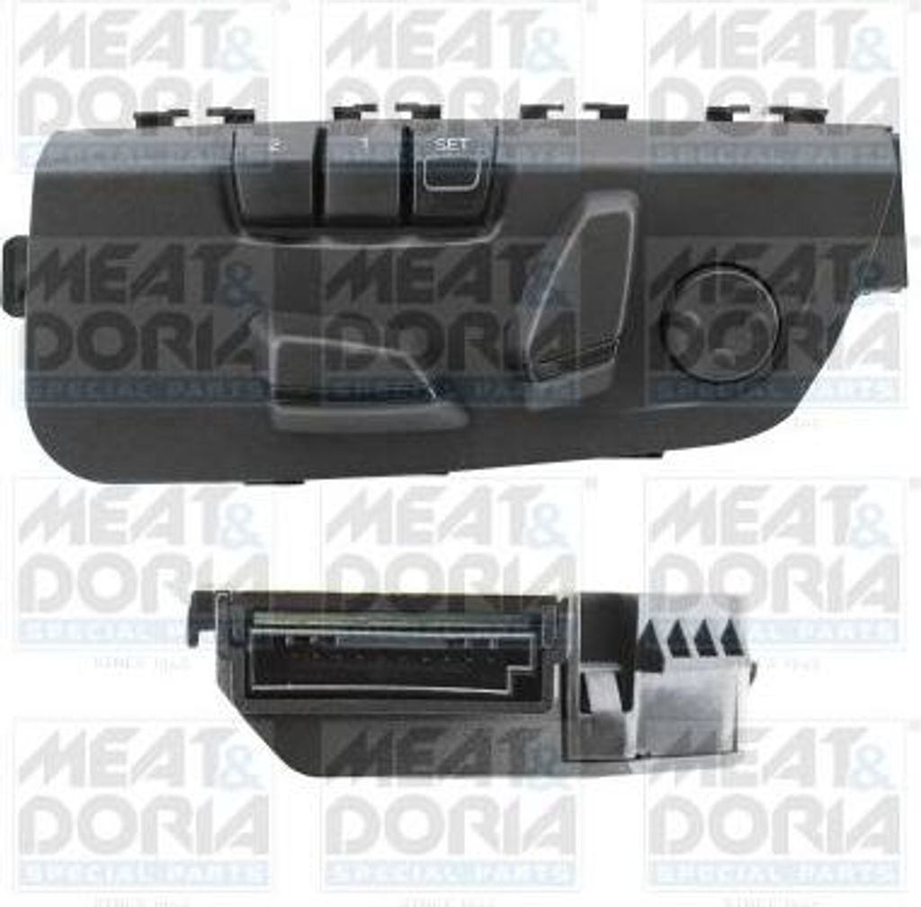 MEAT & DORIA 206147 Schalter, Sitzverstellung OE 61319347453 kompatibel mit X5, 6er F06, 6er F13, 6er F12