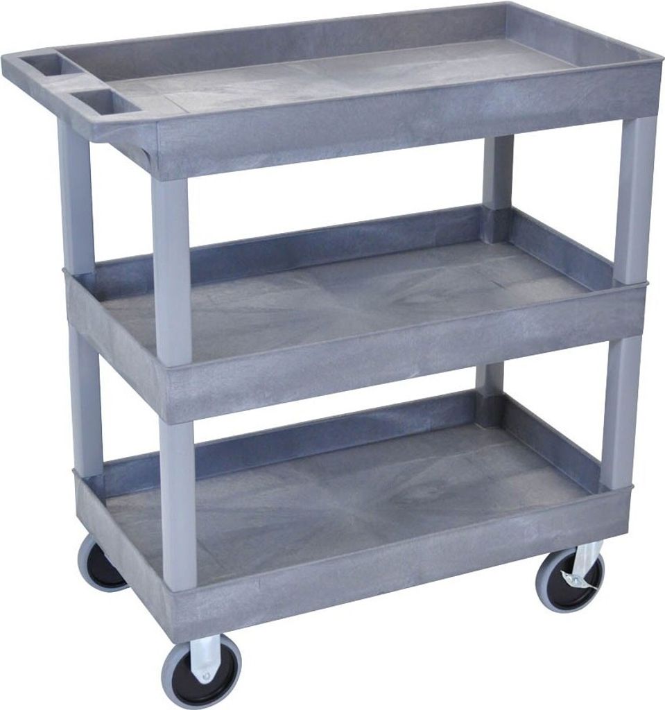 Etagenwagen grau 81,0 x 46,0 x 95,0 cm Produktbild 