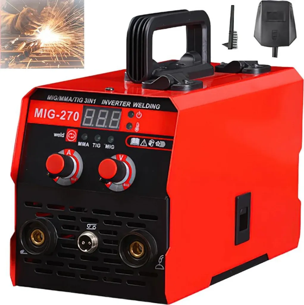 Appareil de soudage à l'arc portable 220V bleu marine avec prise UE