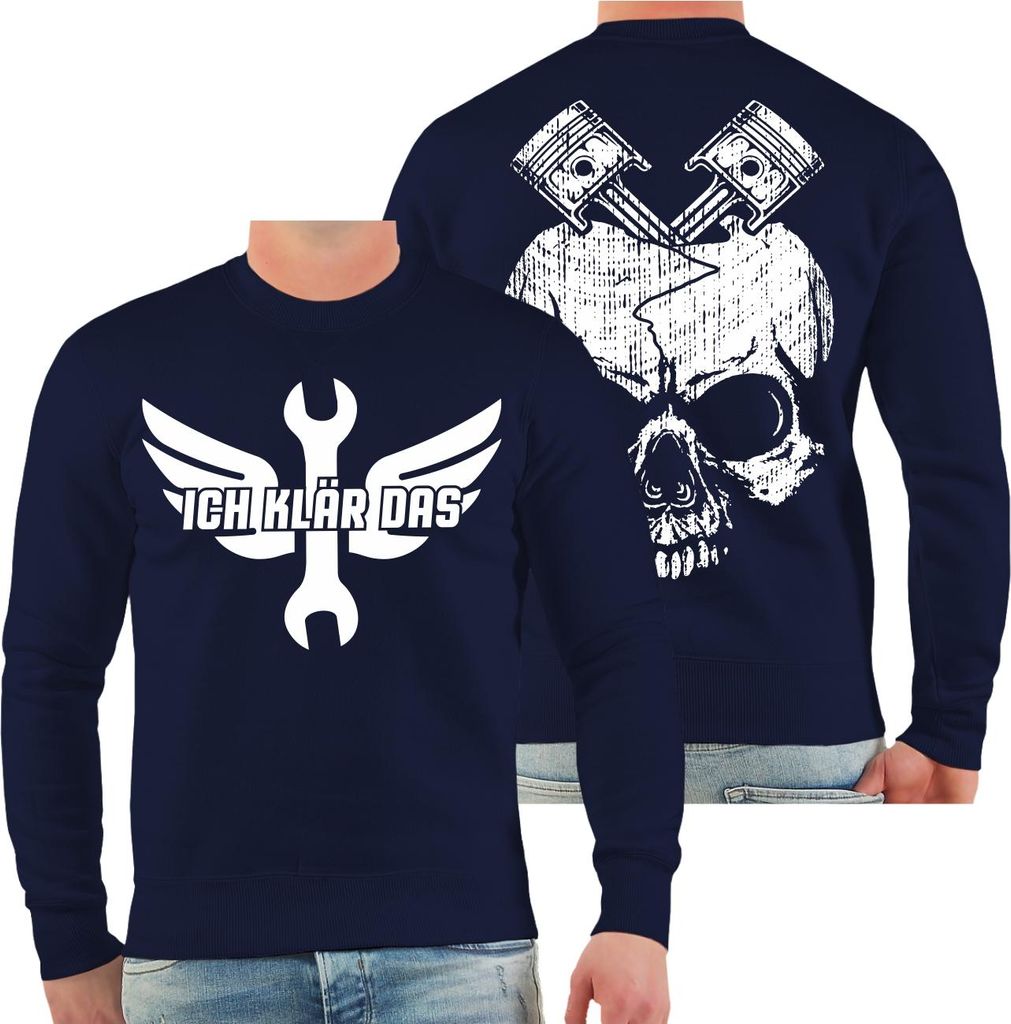 Herren Sweatshirt Schrauber Ich klär das