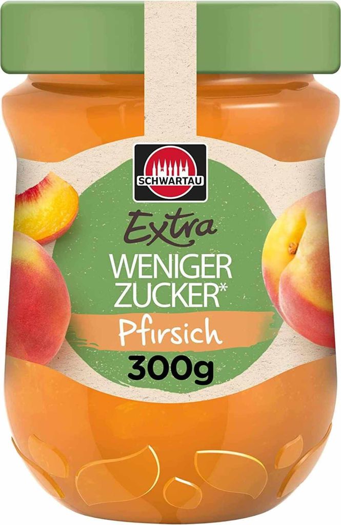 Schwartau Extra Less Sugar Peach (300 g) Zdjęcie produktu 