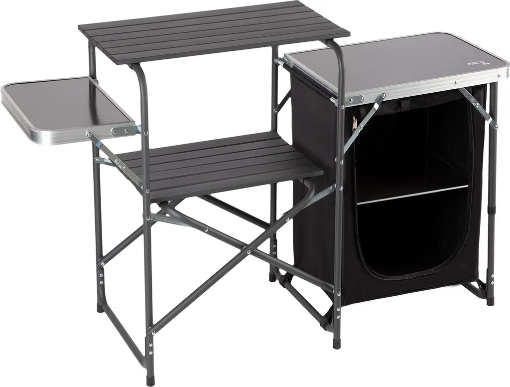 Armoire NC3040 NILS Camp compacte et légère avec étagères renforcées