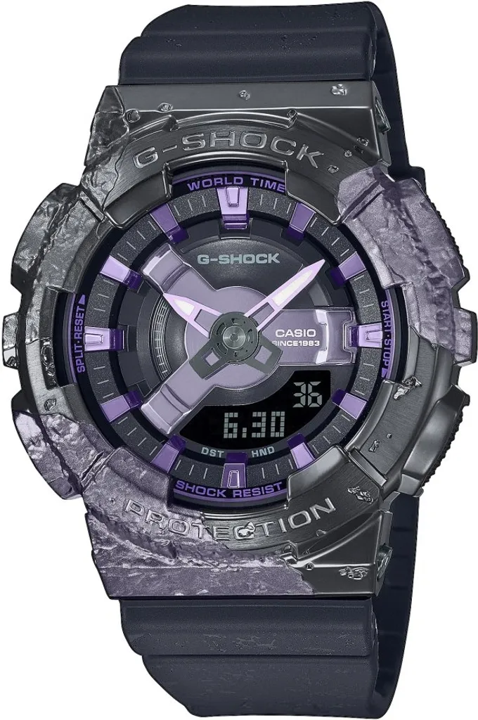 Montre incassable Casio G-SHOCK chic en métal pour petits poignets