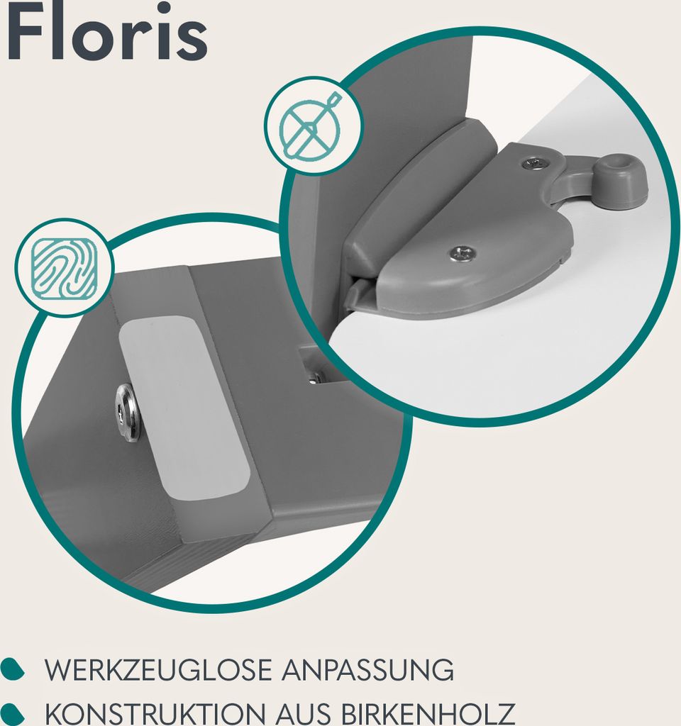 LIONELO Floris Hochstuhl Baby ab 6 Monate bis zu 40 kg, Produktbild 2