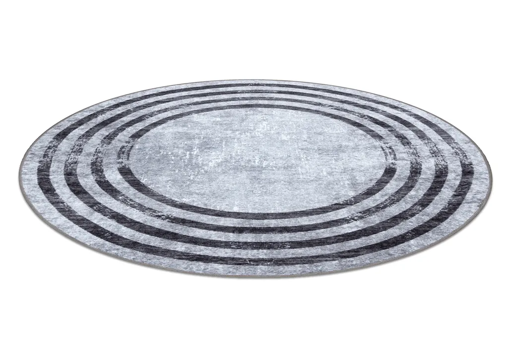 Tapis rond lavable et antidérapant MIRO 200cm pour un entretien facile