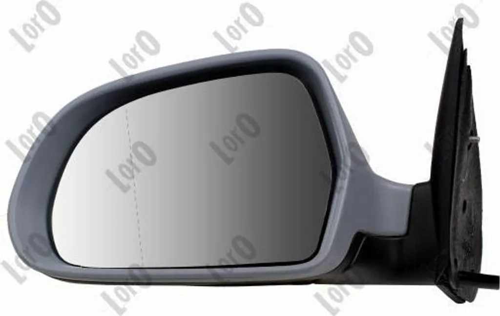 Rétroviseur ABAKUS 0212M07 en ABS noir robuste pour Skoda Octavia