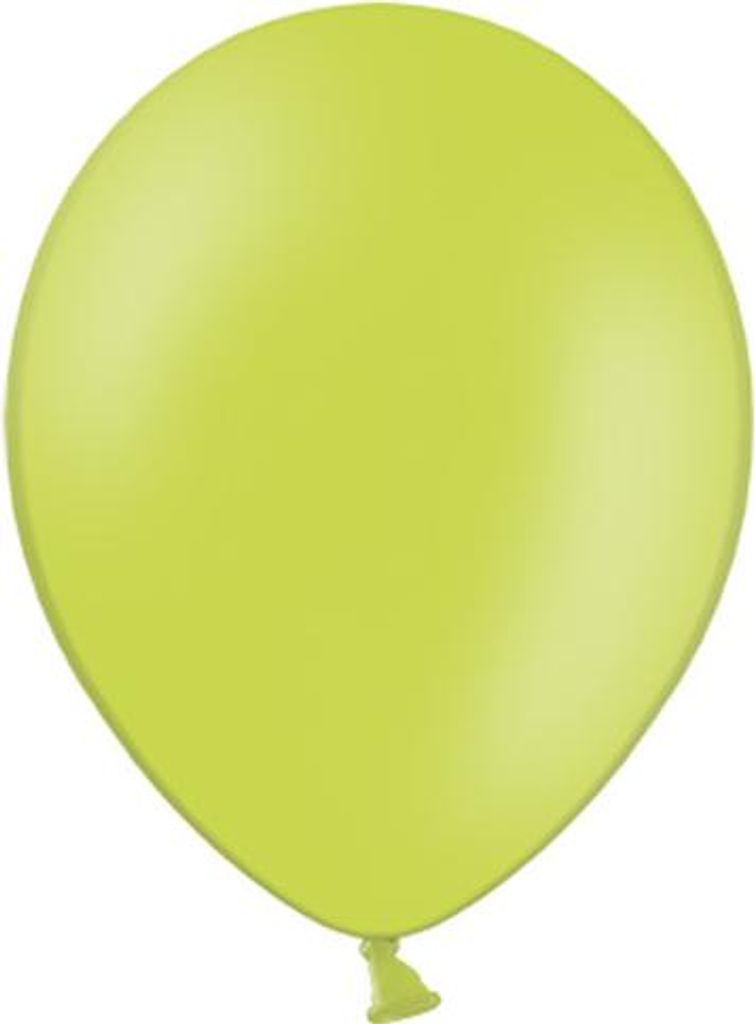 Ballons 23cm, vert pomme pastel (1 paquet / 100 pièces) Image du produit 