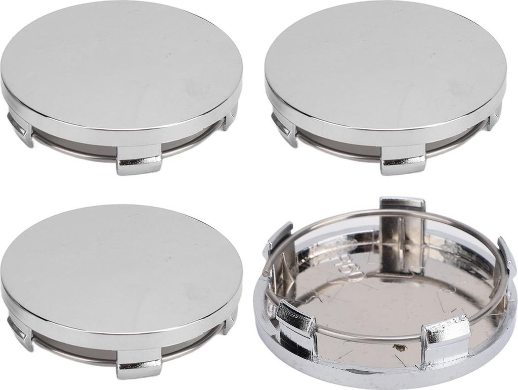 4pcs 60 mm auto ruota centro Hub Cap con anello di ferro Immagine del prodotto 