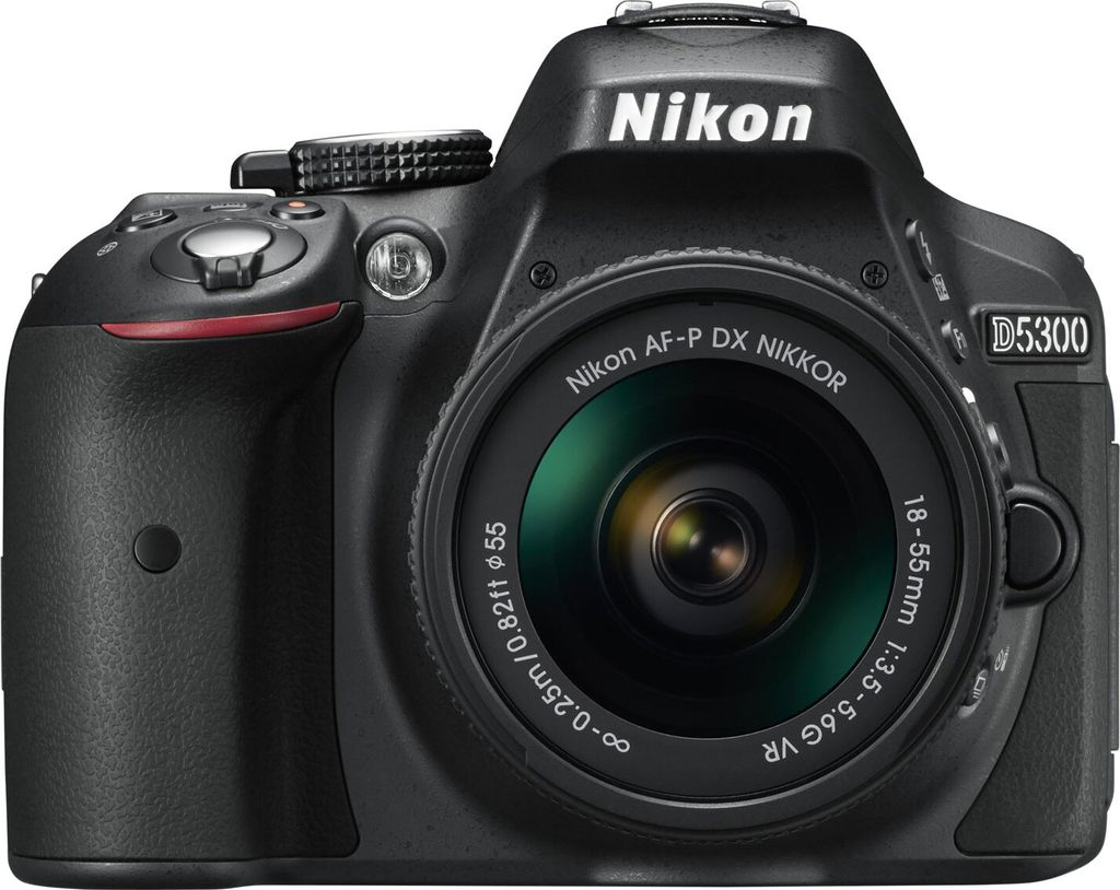 Nikon D5300 AF-P 18-55mm VR Kit schwarz Produktbild 