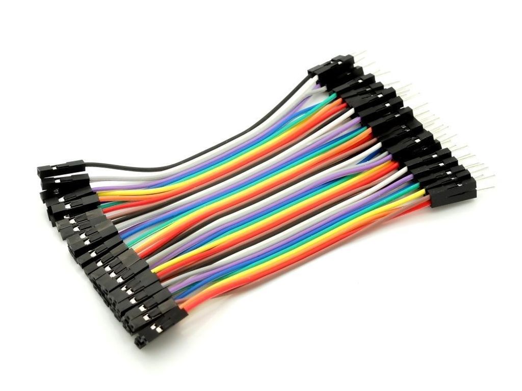 40pin Jumper / Dupont Kabel Male Female trennbar - Länge: 0,10 m