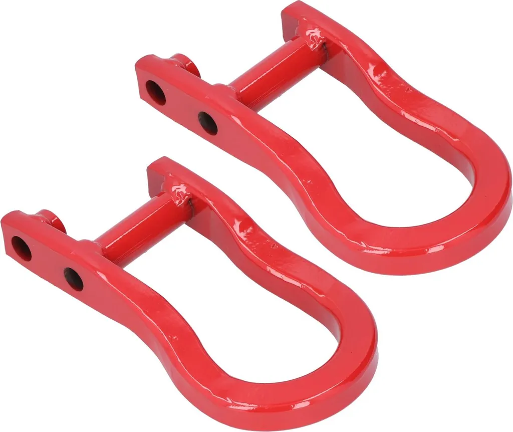 Anneaux de crochet de remorquage rouges 84192871 pour Chevrolet Silverado