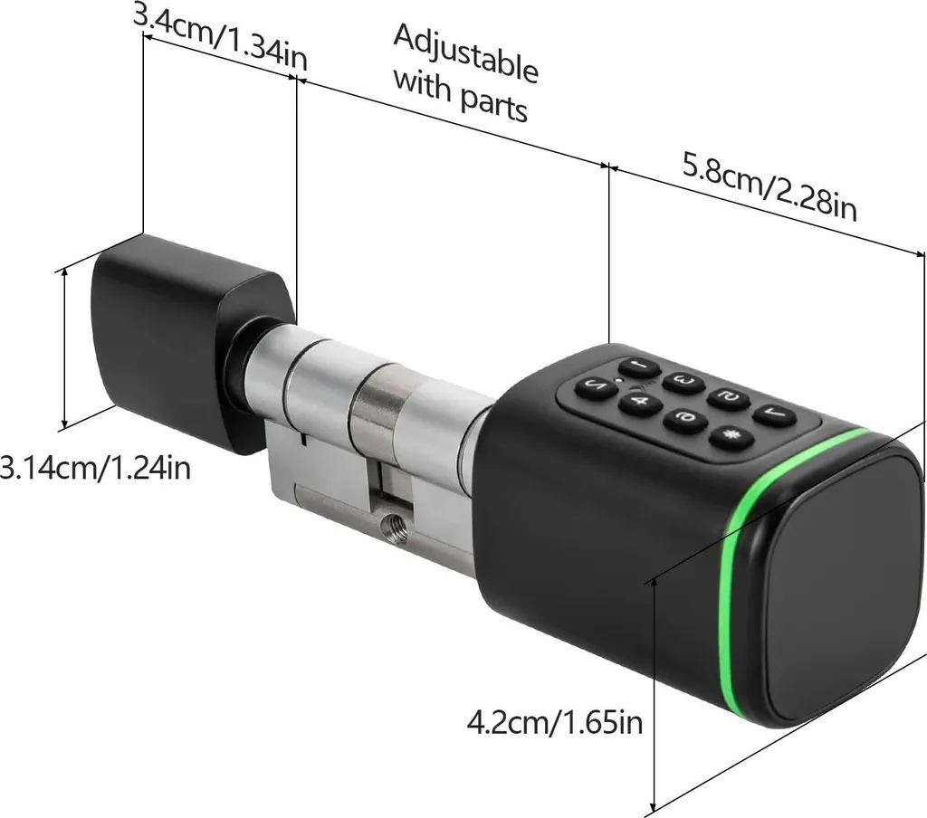 Serrure Connectée avec Port de Secours et Déverrouillage Multi-Options - 2
