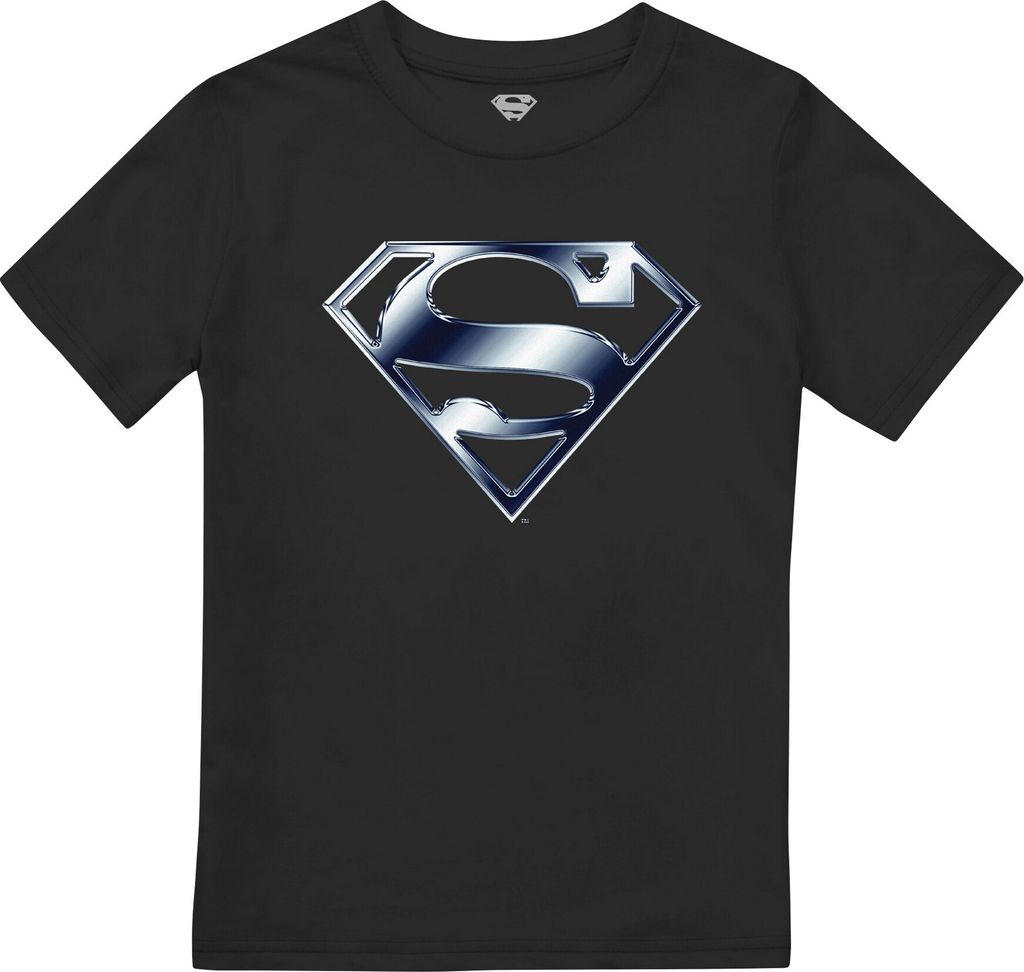 Superman - T-Shirt für Jungen TV2561 (104) (Schwarz)