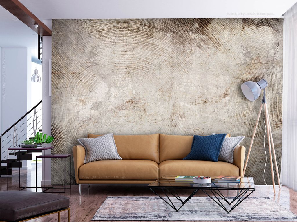 Vlies Fototapete Abstrakt 400x280 cm Tapeten Wandtapete XXL Betonoptik Vintage wie gemalt f-A-10044-a-a