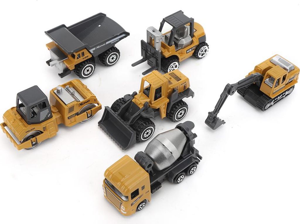1/64 Mini Alloy Truck Engineering Auto Spielzeug Modell Set für Kinder Geschenk Home Dekoration