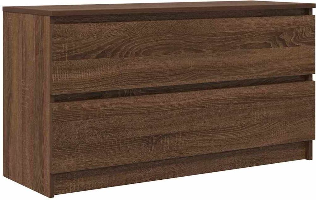 vidaXL TV-Schrank Braun Eichen-Optik 100x35x54 cm Holzwerkstoff