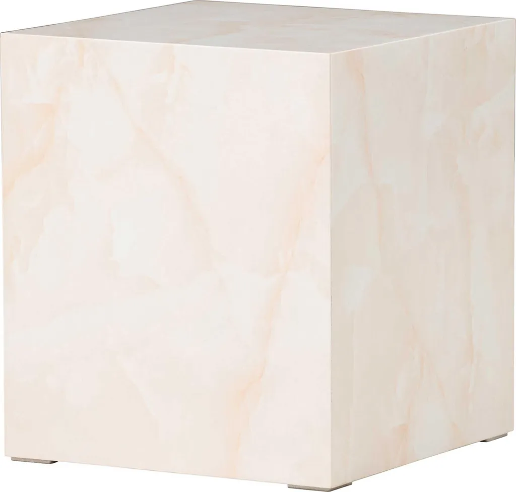 Guéridon York jaune clair : petit meuble d'appoint décoratif et chic - 10