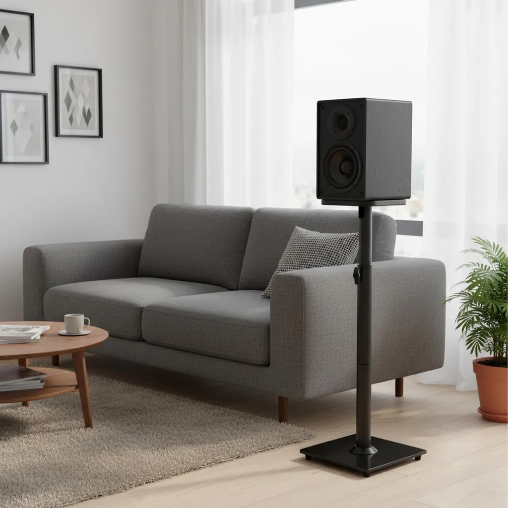 Éliminez les Vibrations avec ces Supports d'Enceintes Ajustables x2 - 2