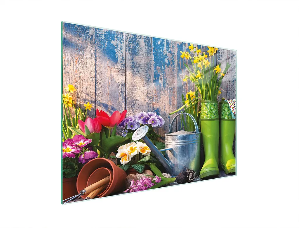 Tagliere Esterno 30x22 cm Piastra Copriforno Legno per Giardino e BBQ