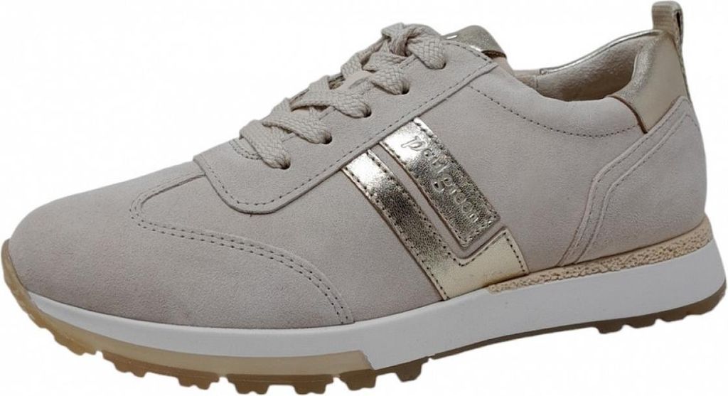 Paul Green sportlicher Schnürer Beige in Gr. 37.5