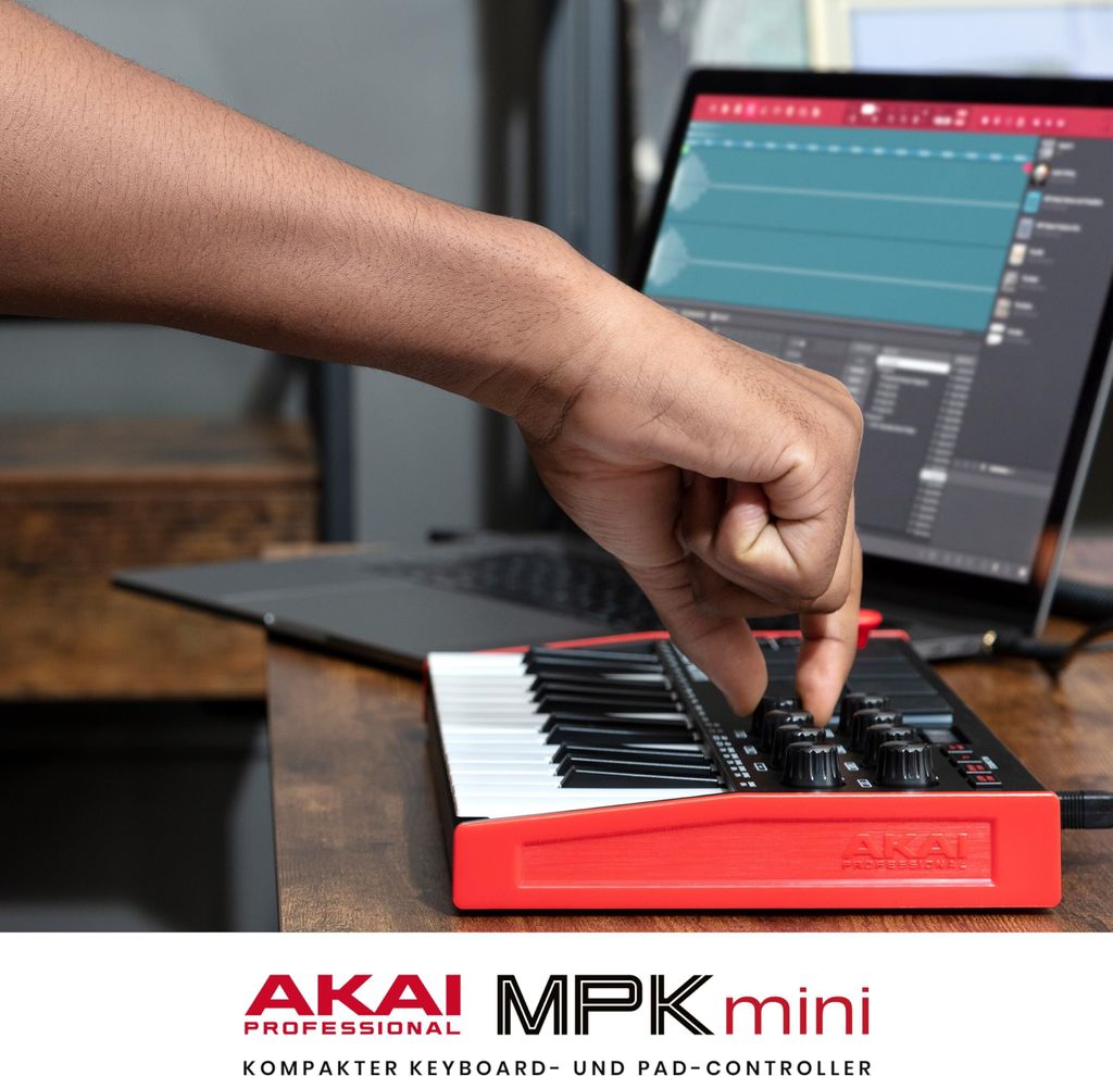 AKAI MPK Mini MK3 Ovládací klávesnice Kontrolér MIDI USB Obrázek produktu 15