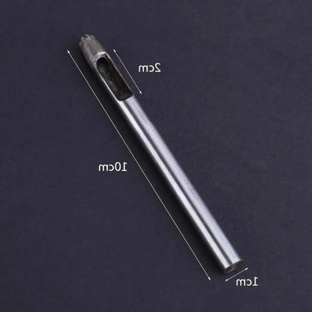 Emporte-pièce rond 5 mm en acier pour maroquinerie et création de bijoux