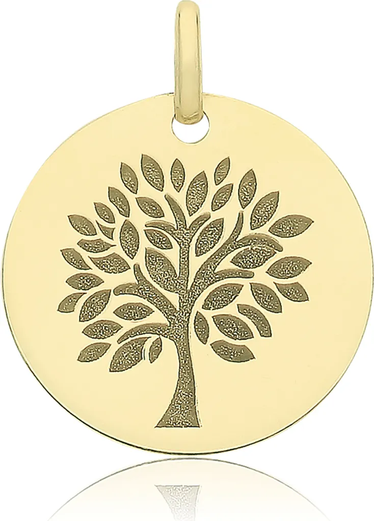 Pendentif Arbre de Vie Or Jaune 375/1000 pour Femme 19x15mm TRS36024 - 2