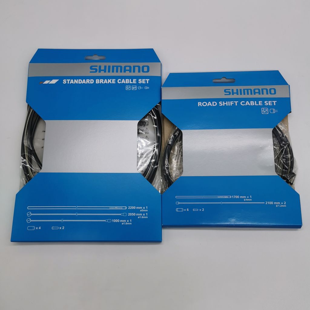 Shimano Schaltzüge & Bremszüge ink. Außenhüllen Komplett Produktbild 