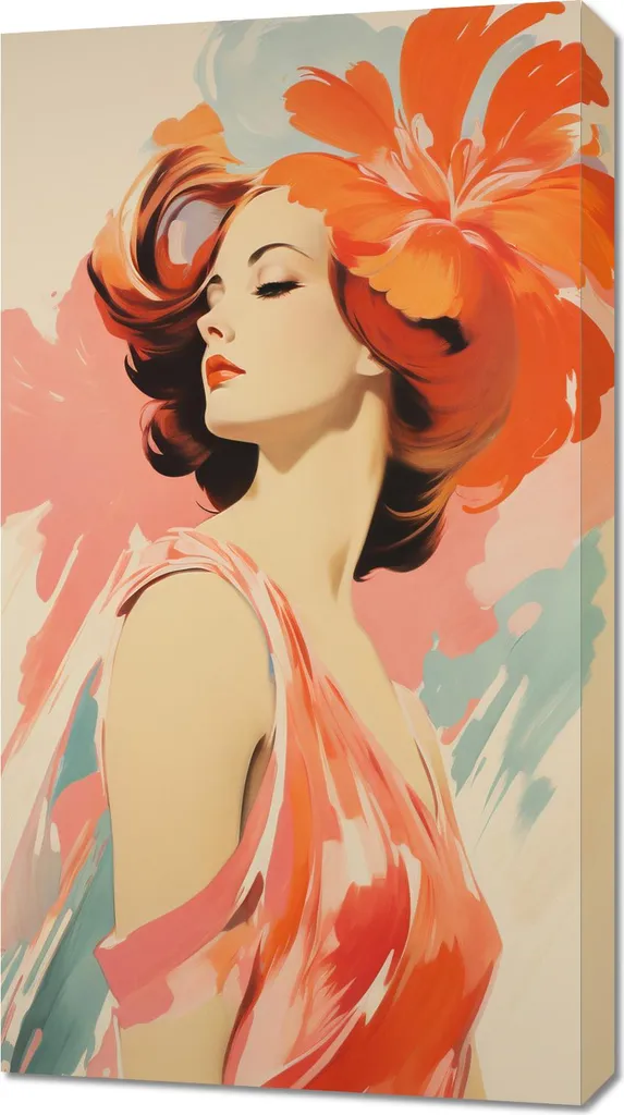 Acquista Quadro Melodia Floreale 50x90 cm - Arte Moderna da Parete