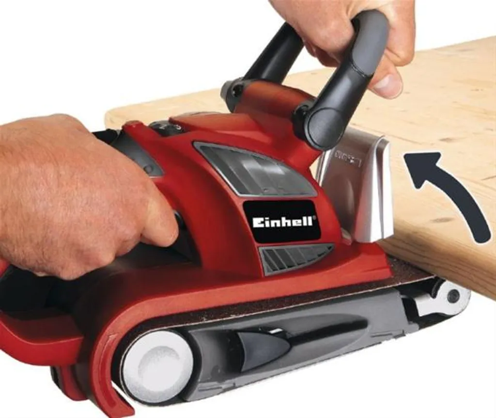 Ponceuse à bande stationnaire et mobile Einhell TE-BS 85 40 E robuste - 29