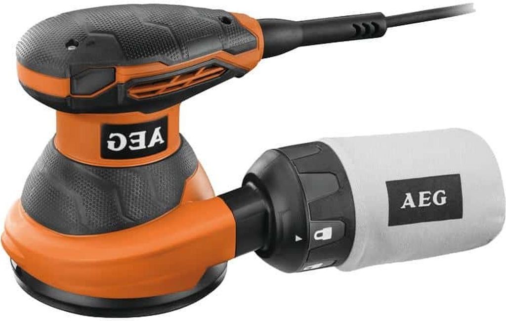 AEG EX 125 ED SET, Plattenschleifer, Orange, Silber, 14000 OPM, 24000 OPM, 2,4 mm, AC