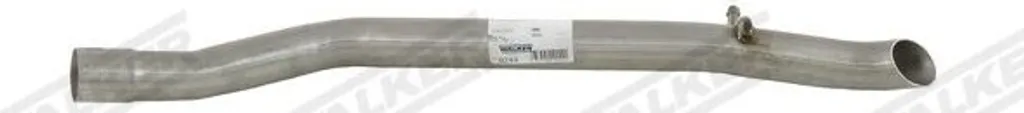 Tuyau d'échappement en acier aluminisé 810mm pour Volvo C30 série 533