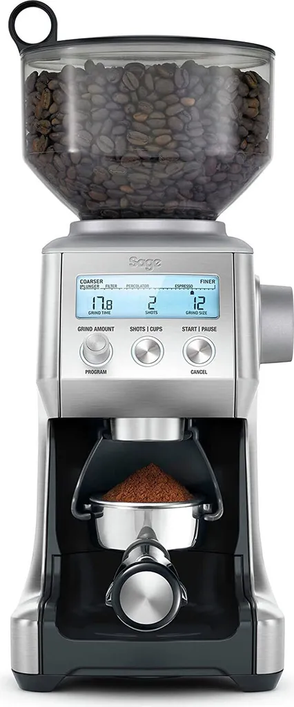 Sage Smart Grinder Pro Inox - Broyeur à Café avec Mouture Programmable