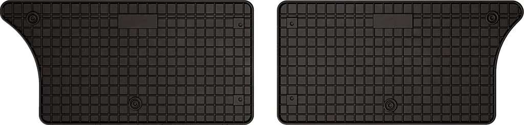 Tappetini Auto Gomma Neri per VW Sharan I 1995-2010 - Terza Fila 2 Pz
