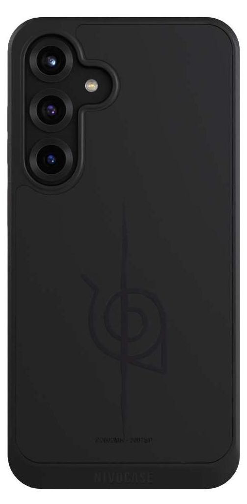 NIVOCASE Hülle für Samsung Galaxy S25+ Handyhülle NIVOcore Case Schwarz Naruto Shippuden Sasuke Konoha