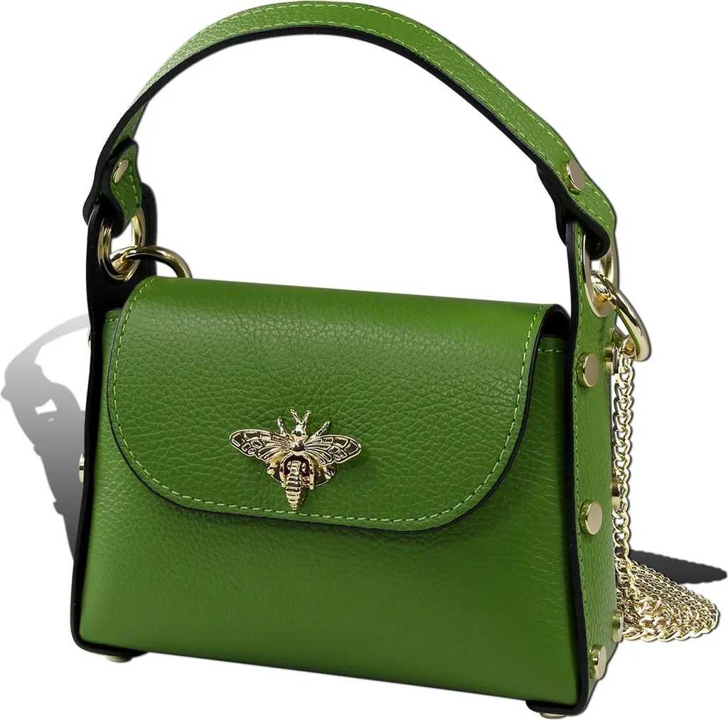 Sac Toscanto vert cuir D2OTT817UL : Sac à main femme luxe et élégant