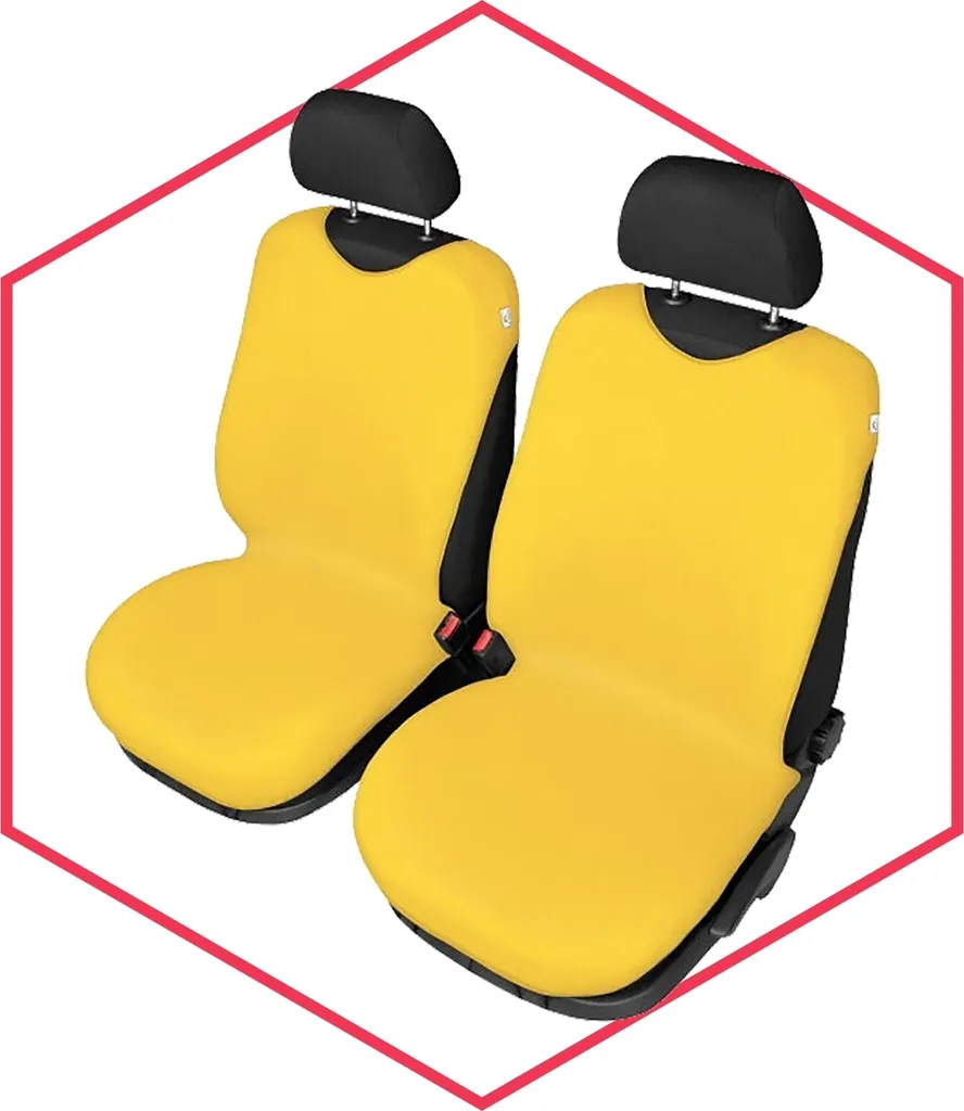 Anteriore Coprisedili Auto Nero & Bianco Morbido Ecopelle per Audi A3