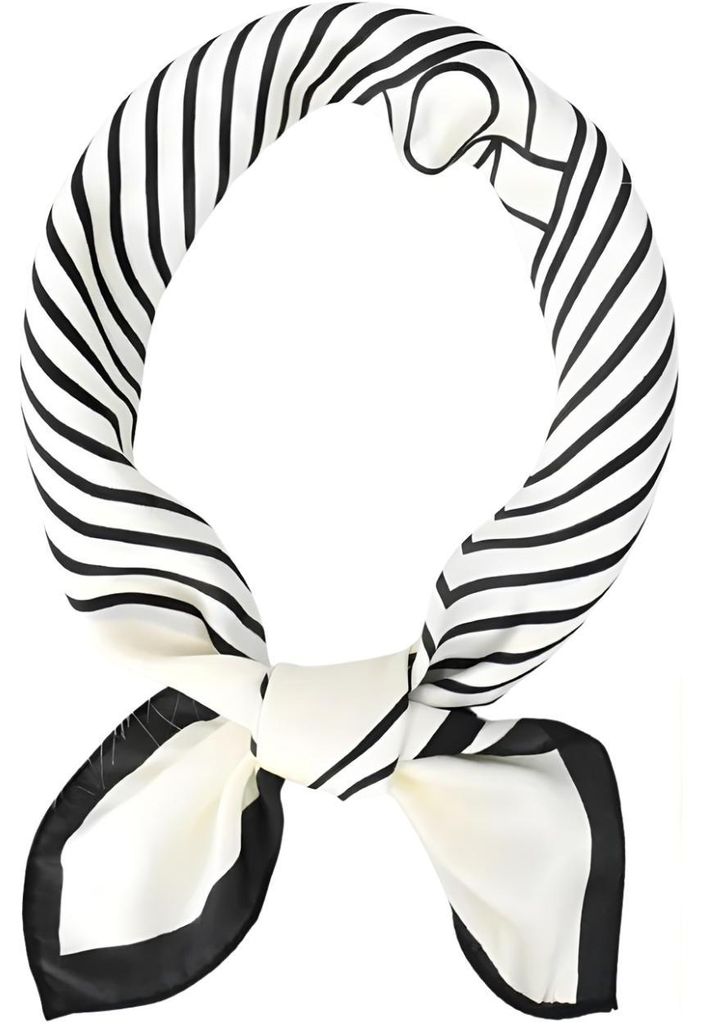 Elegantes Halstuch ZI-40150 in Weiß für Damen KP40150