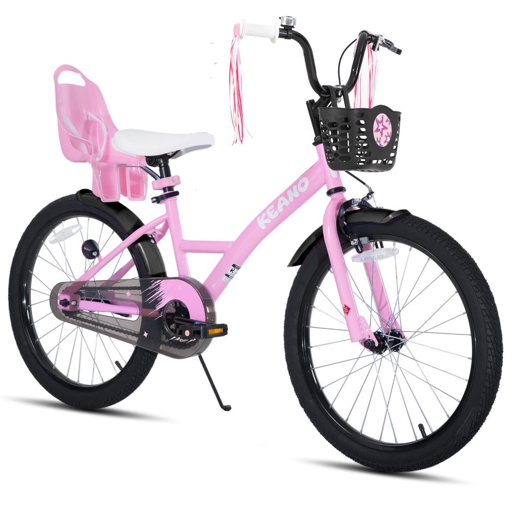 Joystar 20 Zoll Mädchenfahrrad mit Puppensitz und Korb, Produktbild 