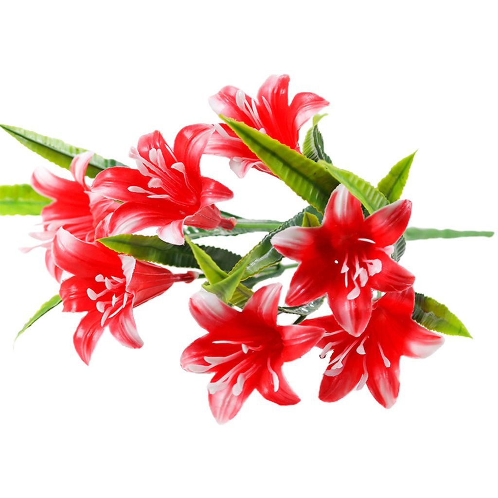 Unsterbliche gefälschte Blume dekorative Anti-Fade-Tischdekoration Simulationsblumen-Partydekoration-Rot
