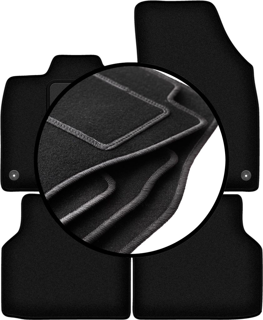 Komplettset Veloursmatten für: Volkswagen ID.4 Crossover (2020-)