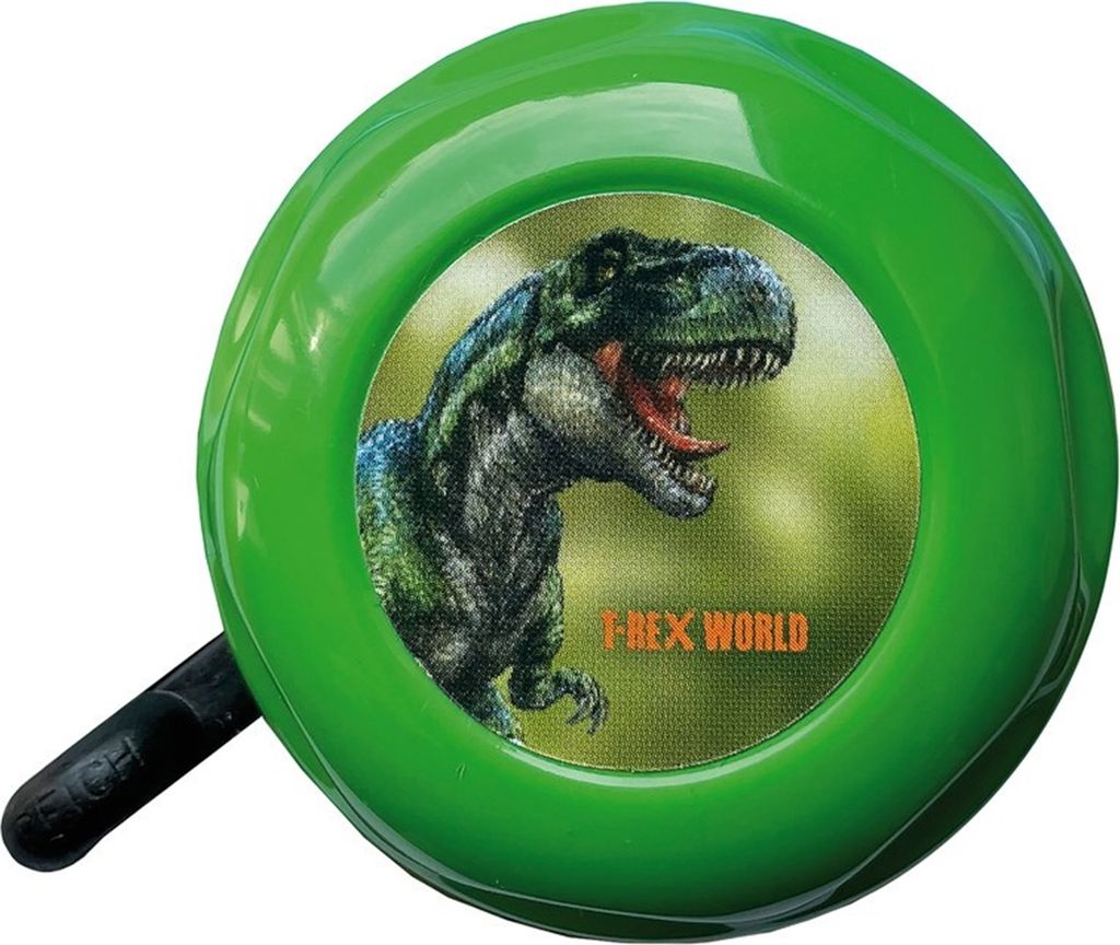 Bike Fashion campanello per bambini T-Rex World verde Immagine del prodotto 